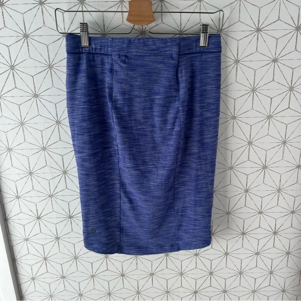 Lululemon & Go Where To Skirt Cobalt Blue